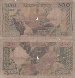 1958 ( 8 IV ) , 500 francs ( P-117a.7 ) - Algeria