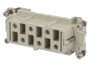Conector HDC mamă 6P 35A 690V