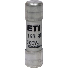 Siguranta fuzibila cilindrica 16A CH10X38 gG 500V Eti 002651019
