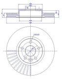 Set disc frana Ford Galaxy (Wa6), Mondeo 4 (Ba7), S-Max (Wa6); Land Rover Freelander 2 (Lf, Fa), Range Rover Evoque (Lv); Volvo S60 Ii, S80 2 (As), V, SRLine