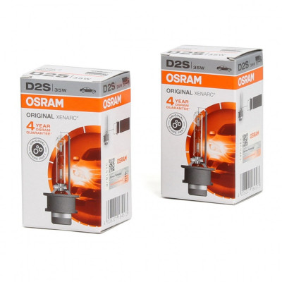 Set 2 Buc Bec Xenon Osram D2S Original 85V 35W P32d-2 66240 foto