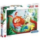 Puzzle Clementoni - Dragonul si Cavalerul 180 piese