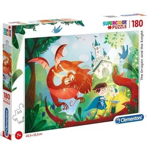 Puzzle Clementoni - Dragonul si Cavalerul 180 piese