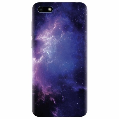 Husa silicon pentru Huawei Y5 2018, Purple Space Nebula foto
