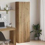 Cumpara ieftin Dulap &icirc;nalt, stejar artizanal, 60x32x190 cm, lemn prelucrat