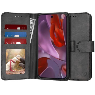 Husa 360 Google Pixel 9a Techsuit Diary Book, negru foto