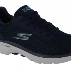 Pantofi pentru adidași Skechers Go Walk 6 - Iconic Vision 124514-NVTQ albastru marin