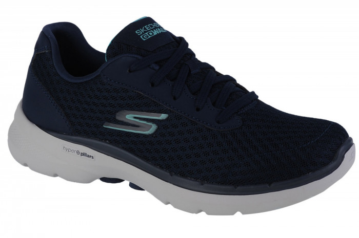 Pantofi pentru adidași Skechers Go Walk 6 - Iconic Vision 124514-NVTQ albastru marin
