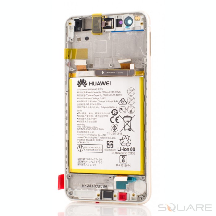 LCD OEM Huawei P10 Lite (2017), White, OEM