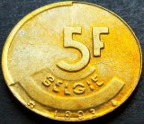 Cumpara ieftin Moneda 5 FRANCI - BELGIA, anul 1993 *cod 1228 B = Text BELGIE, Europa