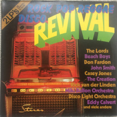 Rock Pop Reggae Disco Revival dublu disc vinyl 2 lp selectii various muzica VG+