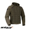 Geaca (jacheta) barbati pentru scuter - motocicleta Urban/Touring Seventy vara/iarna model SD-JC77 culoare: verde military Verde military XXXL