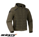 Geaca (jacheta) barbati pentru scuter - motocicleta Urban/Touring Seventy vara/iarna model SD-JC77 culoare: verde military Verde military L