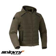 Geaca (jacheta) barbati pentru scuter - motocicleta Urban/Touring Seventy vara/iarna model SD-JC77 culoare: verde military Verde military L
