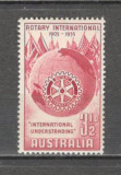 Australia.1955 50 ani Rotary International MA.33, Nestampilat