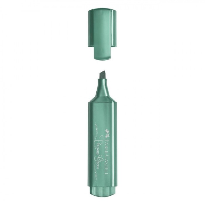 Evidențiator Faber Castell, Precious Green, Efect Metalic, Verde Mentă
