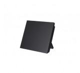 Suport magnetic pentru cutite, cu picior de sustinere, 24x14.7x18.5 cm, Negru