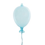 Cumpara ieftin Set 3 baloane decorative sticla albastra 7x14 cm