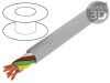 Cablu electric gri 7x1mm2 neecranat 300V Cu litat Clasa 5