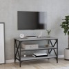 VidaXL Comodă TV, gri sonoma, 80x40x50 cm, lemn compozit