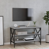 Comoda TV, gri sonoma, 80x40x50 cm, lemn compozit GartenMobel Dekor