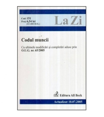 - Codul muncii - 120833