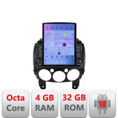 Navigatie Mazda 2 2007-2013 Android radio gps internet Octa Core 4+64 LTE Kit-mazda2+EDT-E709 CarStore Technology foto