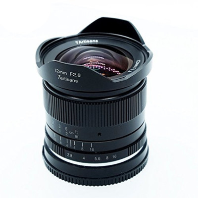 Obiectiv manual 7Artisans 12mm F2.8 pentru Canon EOS-M DESIGILAT foto