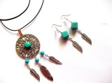 set turcoaz cu Dreamcatcher 40867