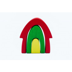 Set handmade Marc toys, Casuta din povesti Rosu