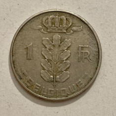 Moneda 1 FRANC - Belgia - 1960 - KM 142 (136)