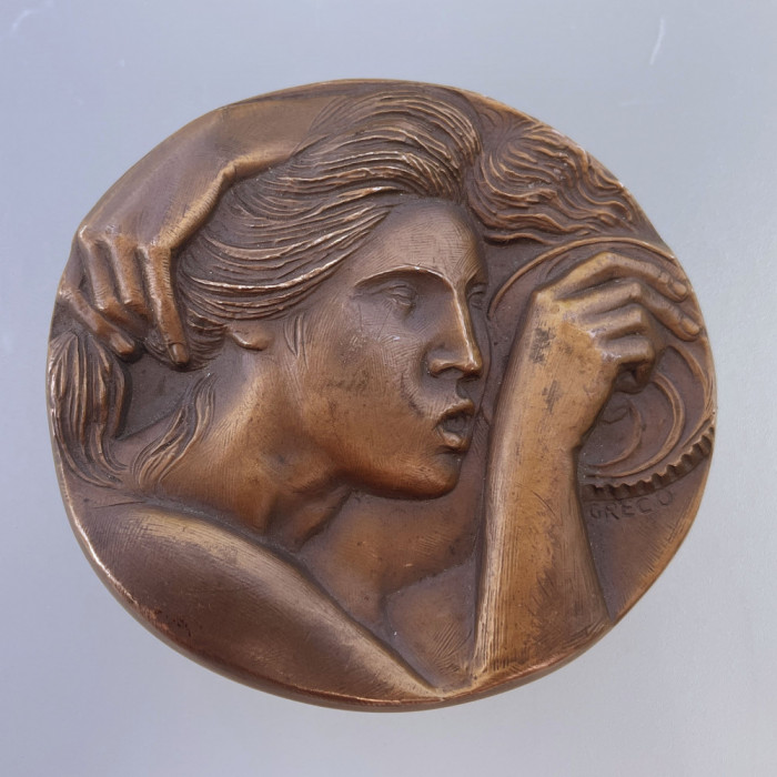 Emilio Greco &ndash; Medalie comemorativă pentru Cementir S.p.a. (Roma) 1951 - 1976