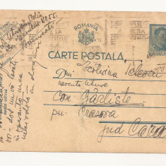 RS1 Carte Postala Romania - circulata 1940 Bucuresti-Garliste