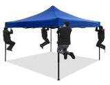 Cort de Gradina Pavilion 3x3 Albastru, Oem