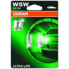 Set 2 bec W5W Osram Ultra Life blister