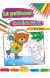 La patinoar de colorat