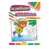 La patinoar de colorat