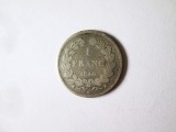 Rară! Franța 1 Franc 1840 A(Paris) argint Louis Philippe I,moneda din imagini cel mai mic preț