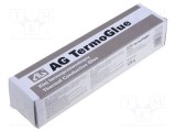 Adeziv termoconductor AG TERMOPASTY Termoglue 1W/mK 120g 5&divide;15min