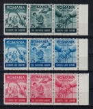 ROMANIA EXIL 1959 EMISIUNEA 15 EUROPA CARE SUFERA SERIE TRIPTIC DT MNH