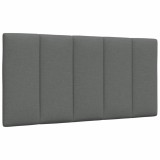 VidaXL Pernă pentru tăblie de pat, gri &icirc;nchis, 100 cm, material textil