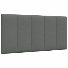 vidaXL Pernă pentru tăblie de pat, Hanko, gri &icirc;nchis, 100 cm, material textil 4019150