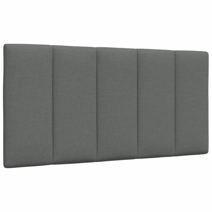 vidaXL Pernă pentru tăblie de pat, gri &icirc;nchis, 100 cm, material textil 4019150