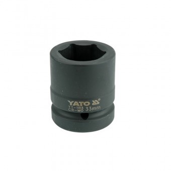 Cheie de impact Yato YT-1188, dimensiune 33 mm, prindere 1&rdquo;, scurta
