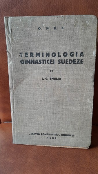 Terminologia gimnasticii suedeze - J.G. Thulin