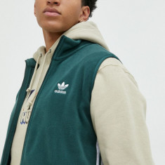 adidas Originals vesta barbati, culoarea verde