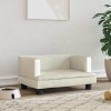Gossi pat de caini, crem, 60x40x30 cm, catifea