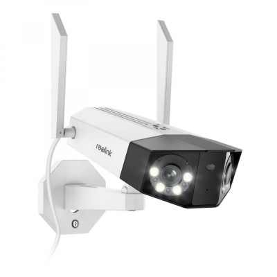 Camera de supraveghere Reolink W730, WIFI cu lentile duble, rezolutie de 8MP, detectare Persoana/Vehicul, unghi vizualizare orizontal 180&amp;deg; foto
