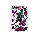 Autocolante de perete, decorative, Zana cu fluturi, 20x30 cm, ATU-088410, Oem