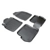 Set de 4 covorase cauciuc 3D stil tavita premium pentru Ford Fiesta 2002-2008, Fusion 2002-2012, Recambo